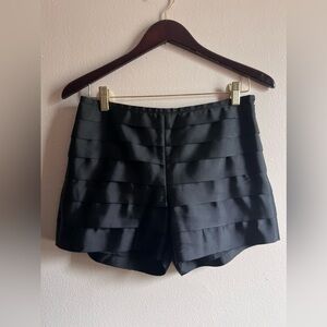 Layered Black Shorts